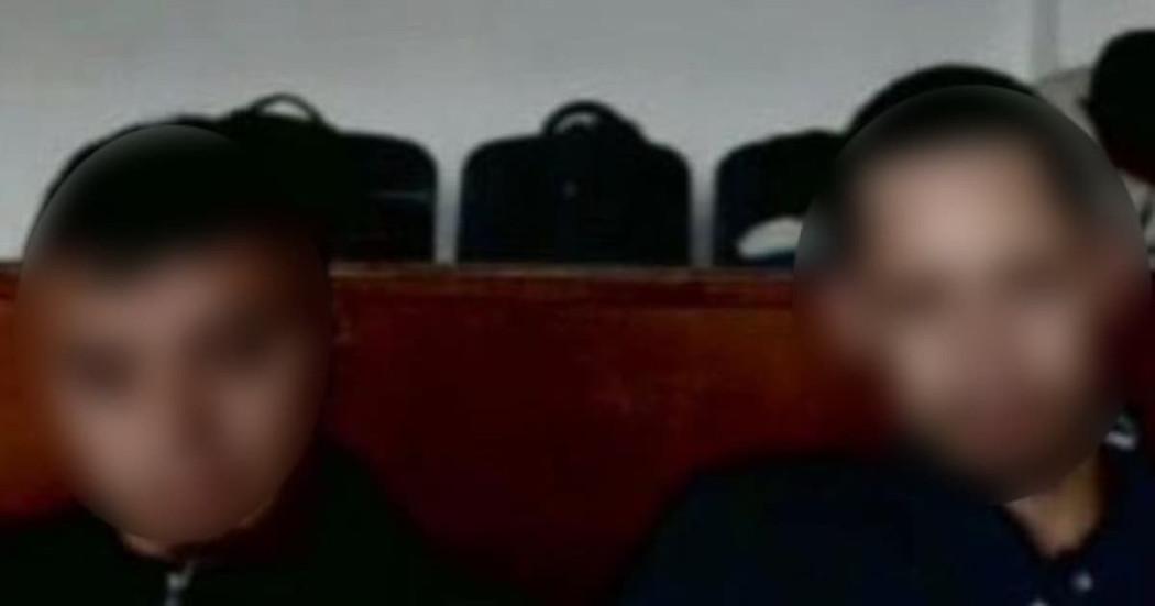 Dos de los hombres judicializados por crimen contra profesor Neill Cubides.