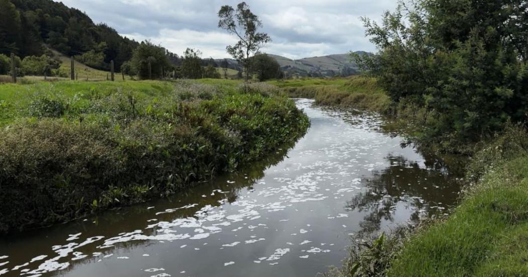 Foto de la cuenca alta del Río Bogotá.
