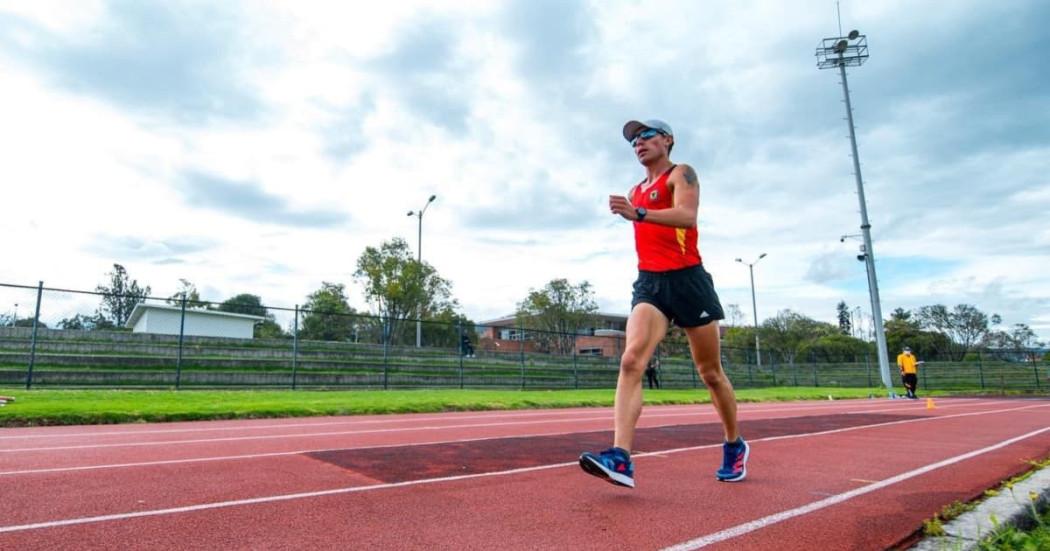 César Alberto Herrera del Equipo Bogotá de atletismo
