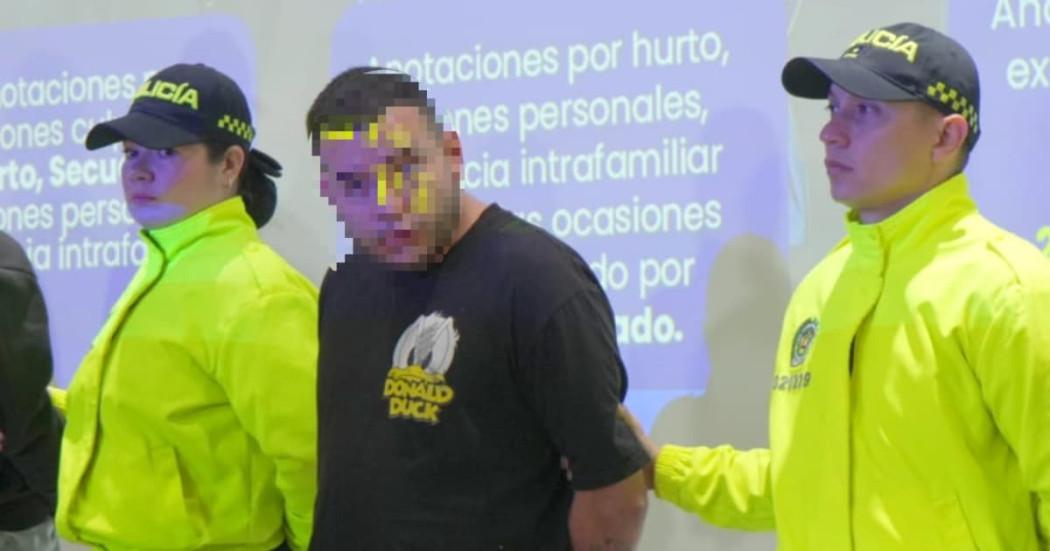 Uno de los capturados durante los operativos entre el 13 y el 19 de abril.