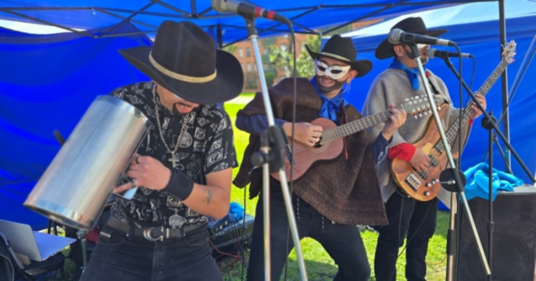 Foto de un grupo de música 