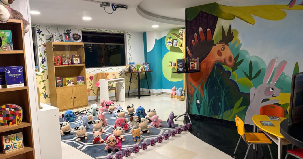 Imagen de uno de los espacios de la biblioteca