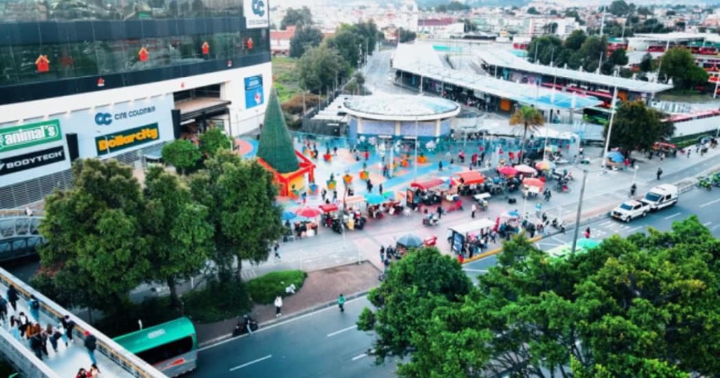 Uso del espacio público en Bogotá.