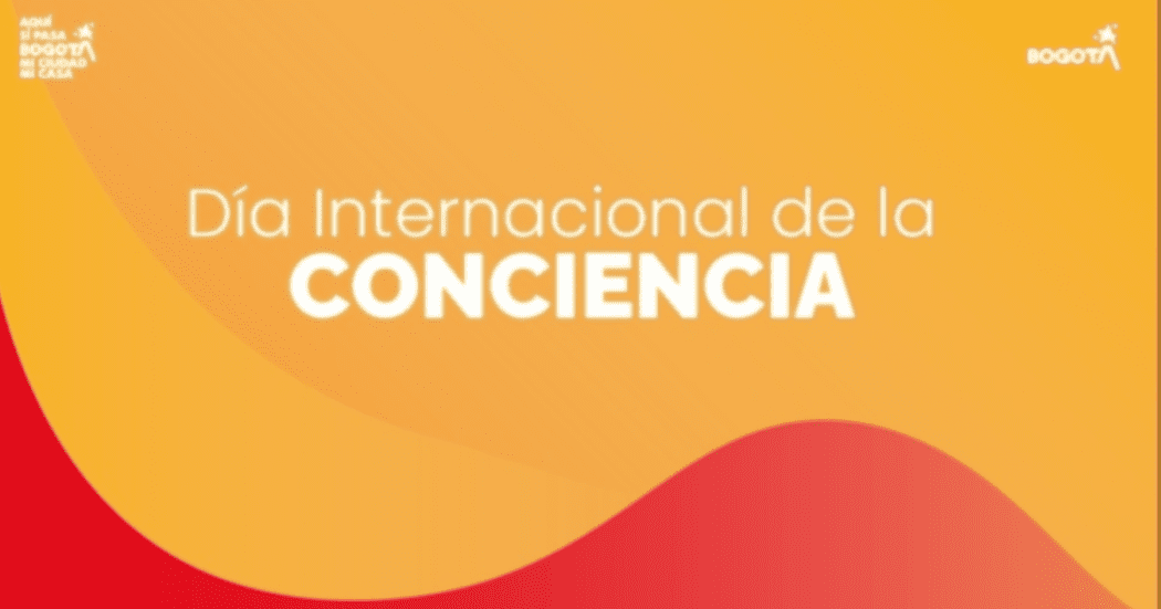 Piza gráfica que dice Día de la Conciencia