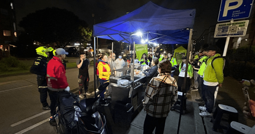 Imagen de un operativo de espacio público