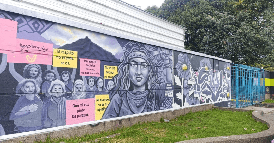 Foto de un mural en la localidad de Kennedy