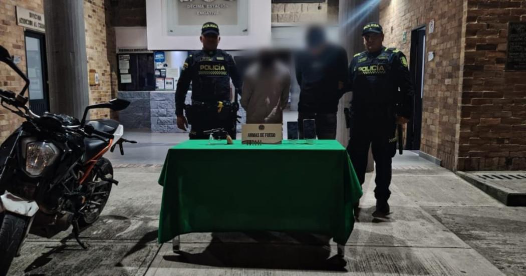 Dos hombres capturados en Engativá, uno de ellos reincidente