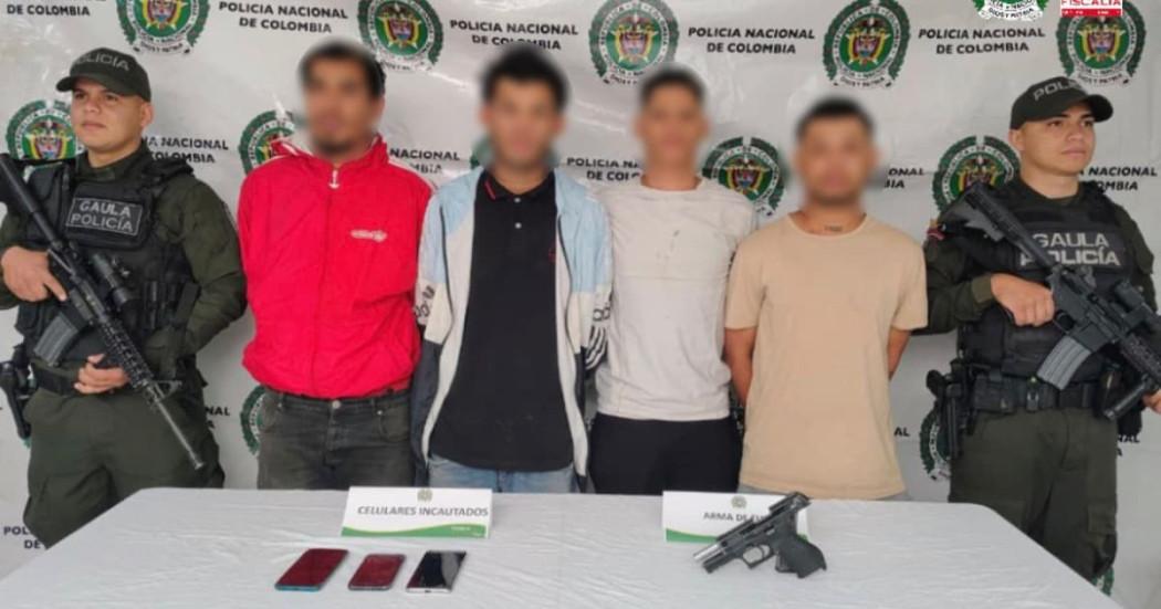 Cuatro adultos capturados por secuestro y extorsión a conductor en Bosa 