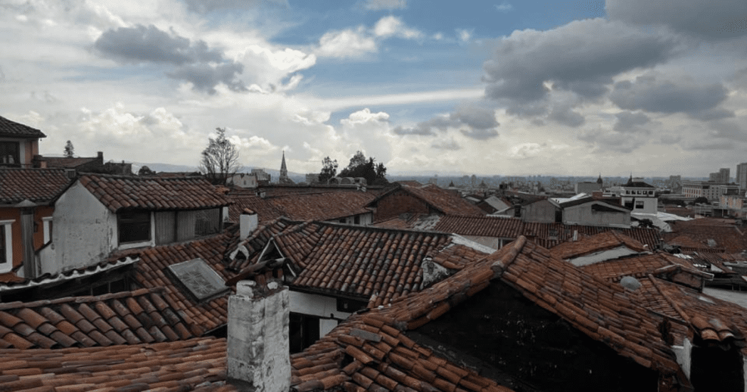 Foto panorámica de Bogotá