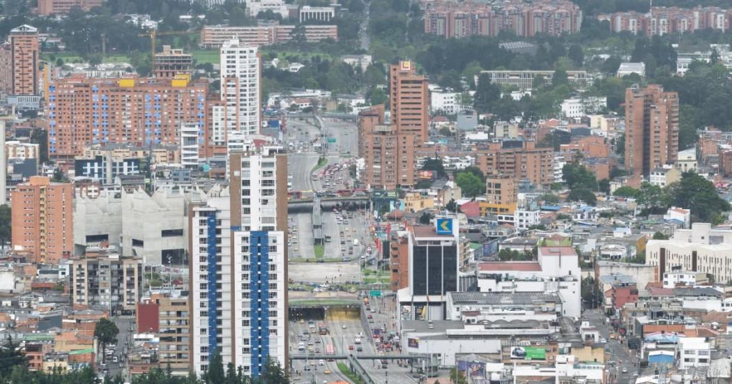 Foto panorámica de Bogotá