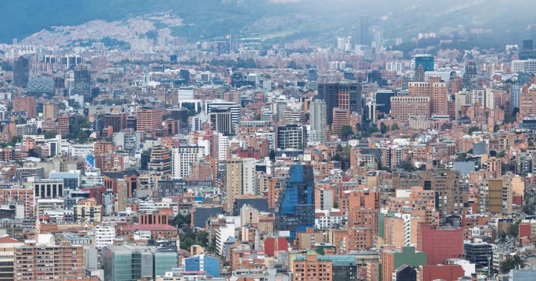 Foto panorámica de Bogotá