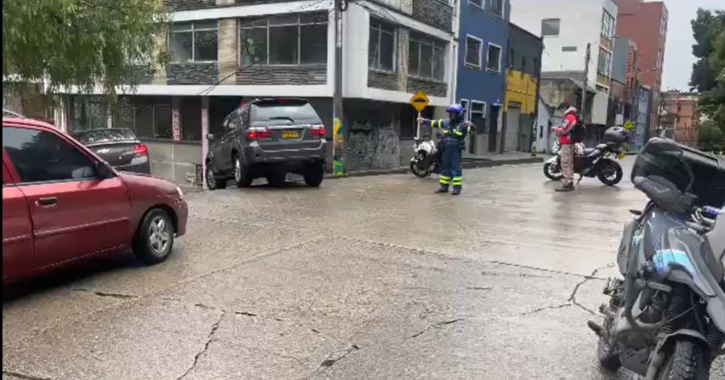 Foto de manifestaciones en Bogotá 