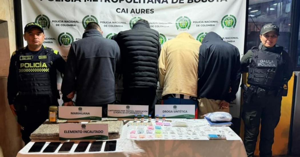 Cuatro capturados por ocultar laboratorio de drogas en lechonería