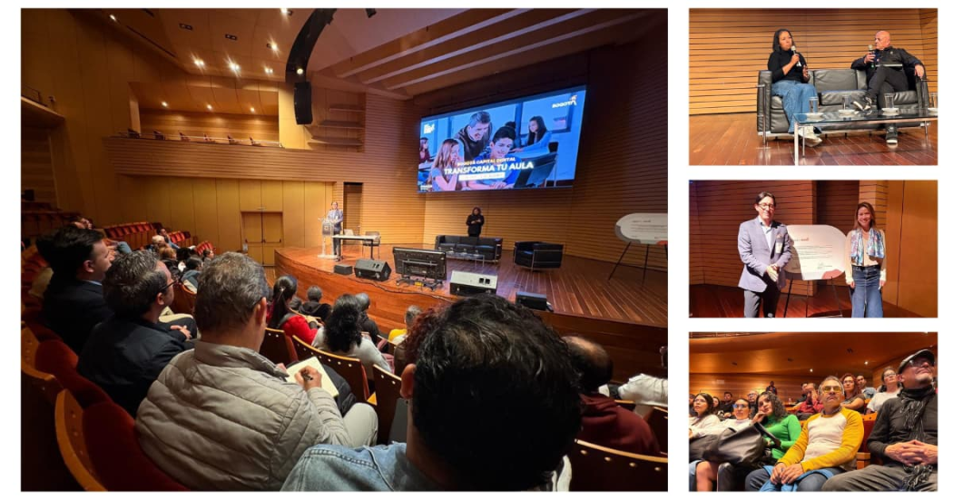 Composición con fotografías del evento