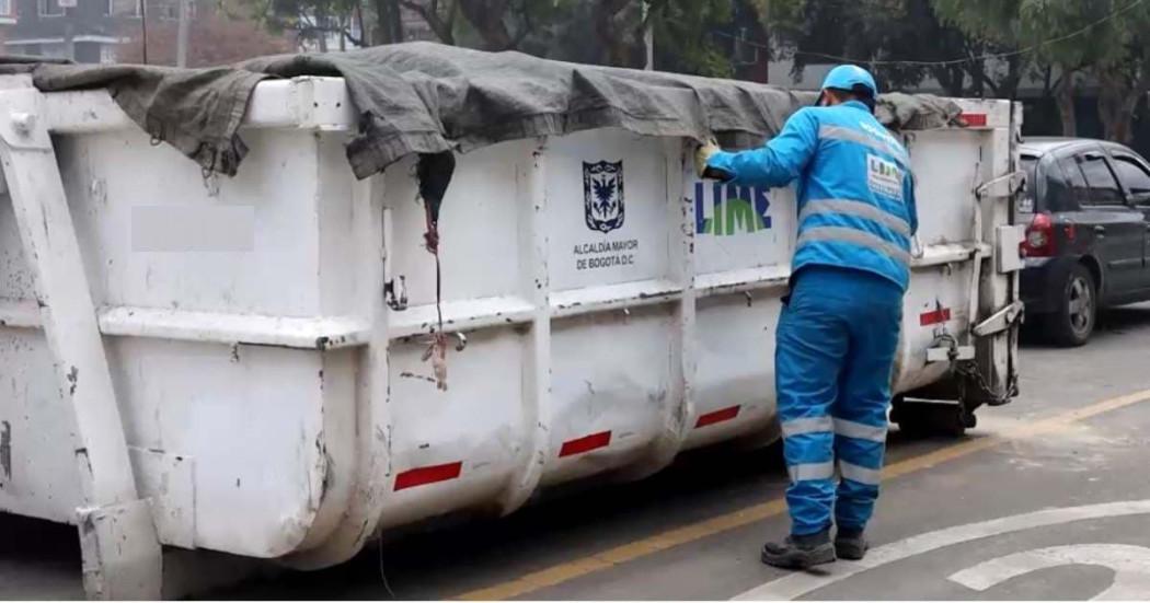 Foto que muestra un Ecopunto en Bogotá.