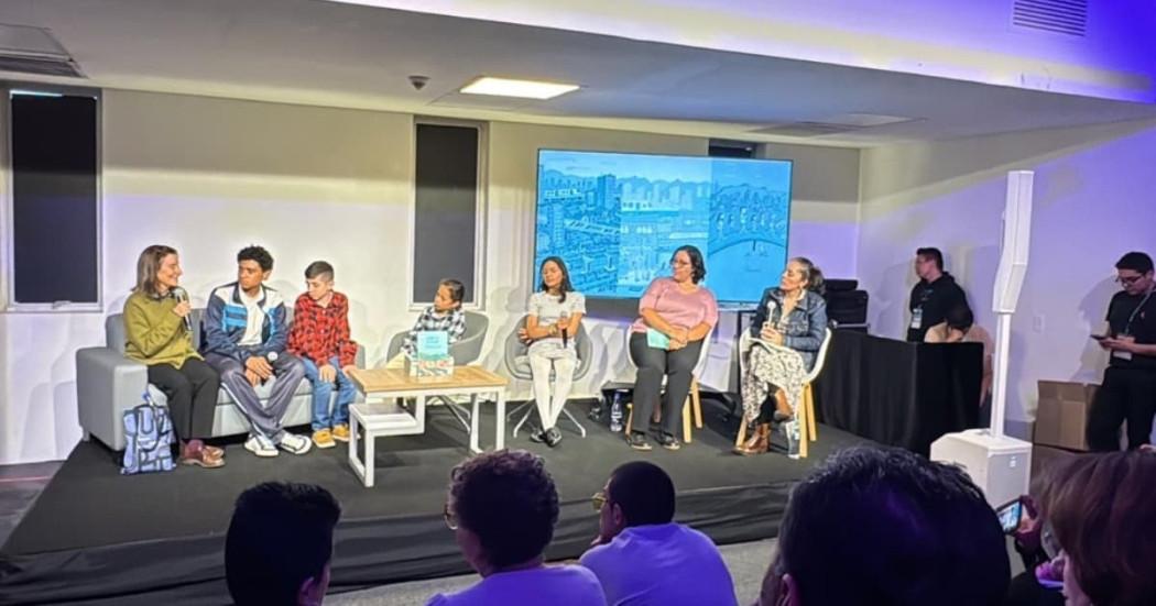 Foto de un taller del Metro de Bogotá.