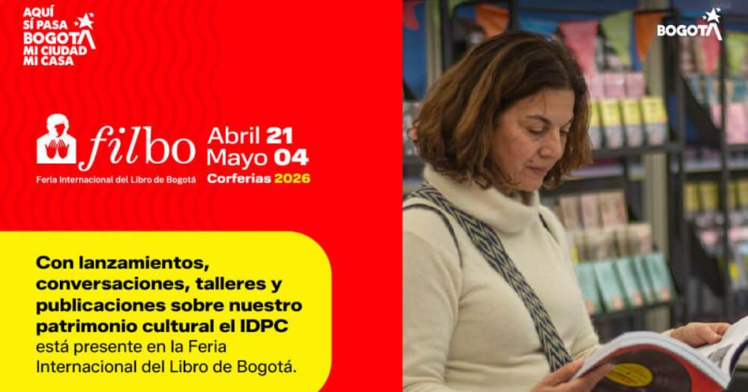 Imagen de mujer leyendo Bogotá Encubierta en la FILBo