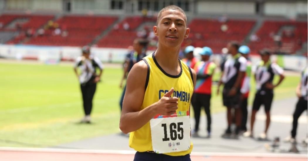 Atleta Sergio Rojas Escuero del Equipo Bogotá 