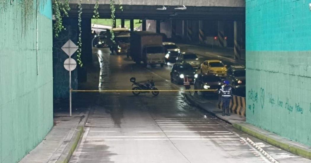 Foto de manifestaciones en Bogotá 