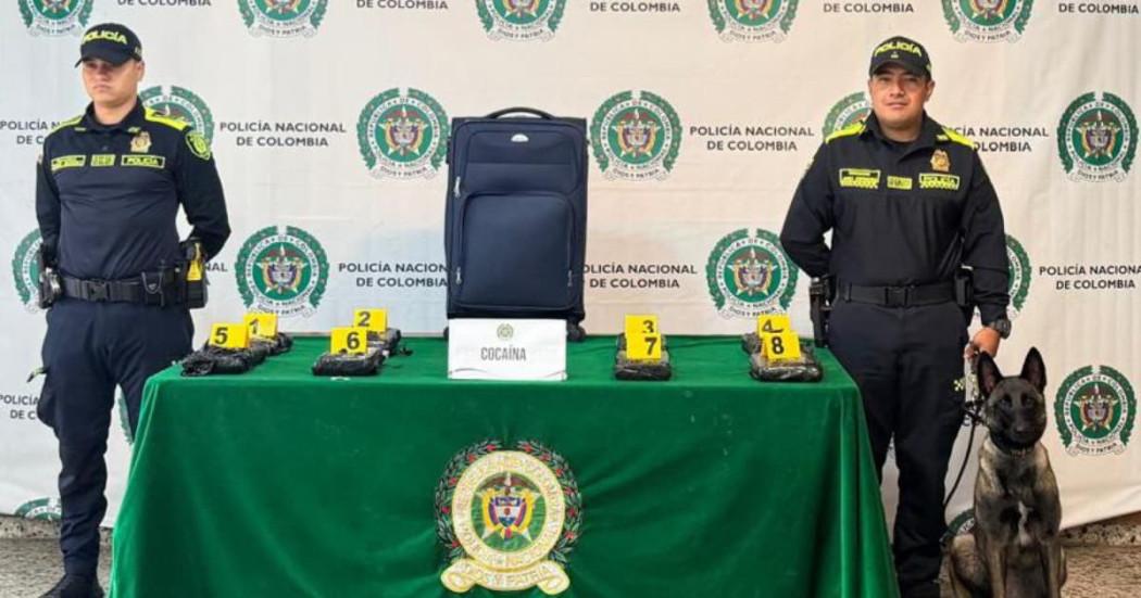 Cocaína incautada en El Dorado