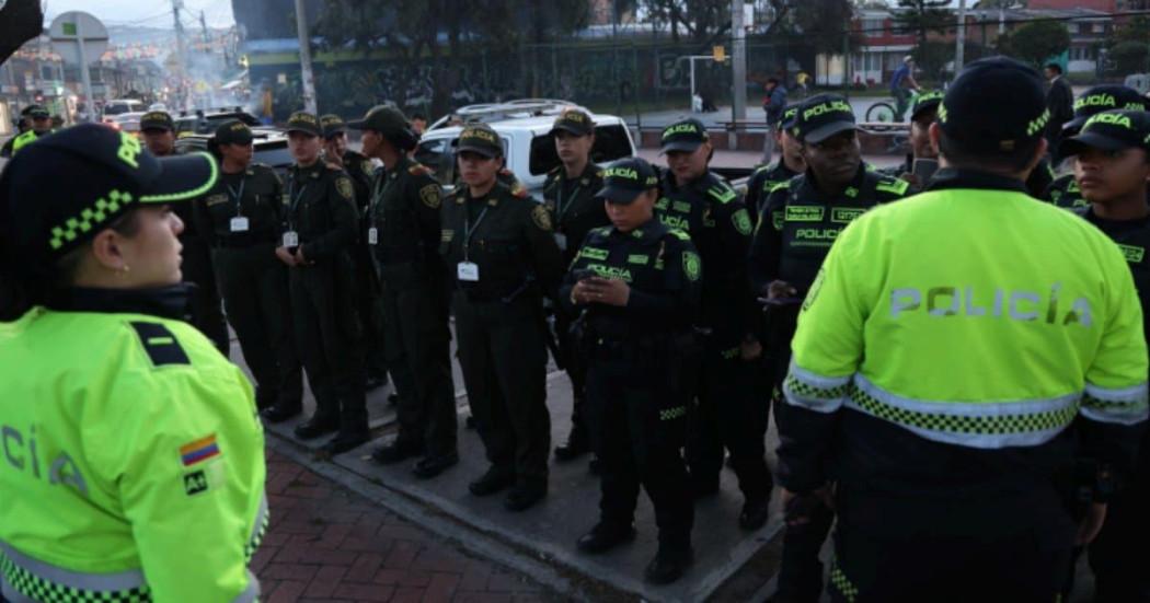 Foto de operativo en Bogotá