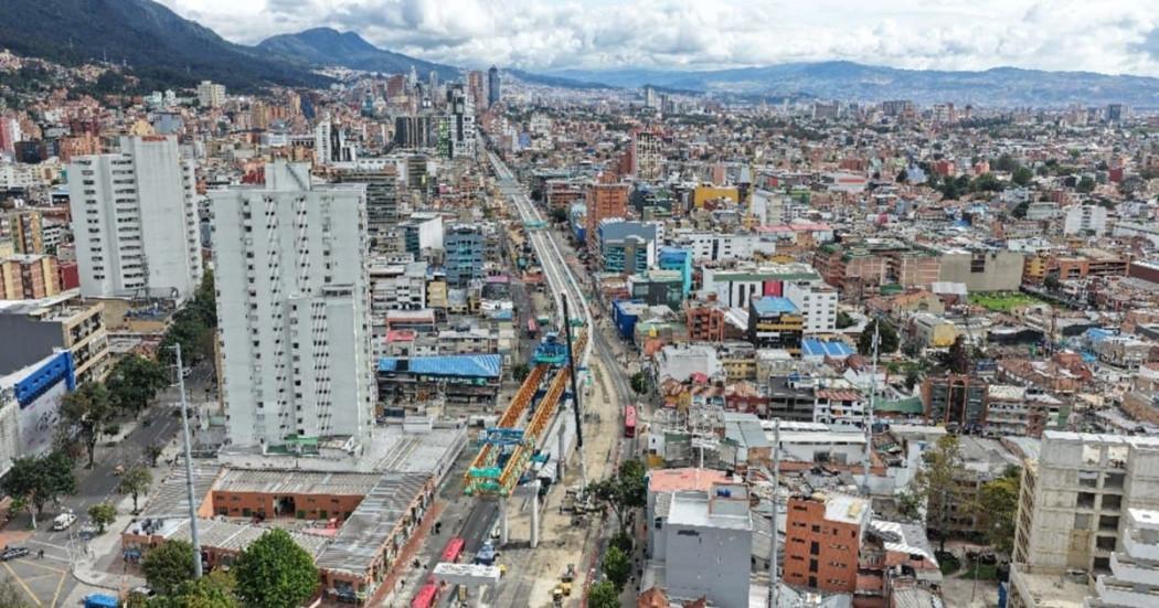 Foto de un frente de obra del Metro 