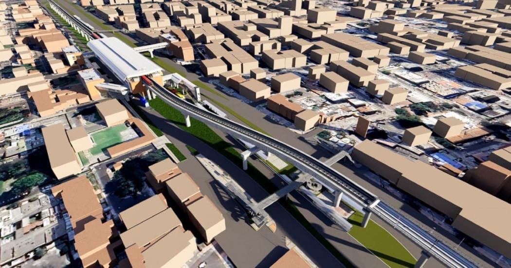 Render extensión del Metro 