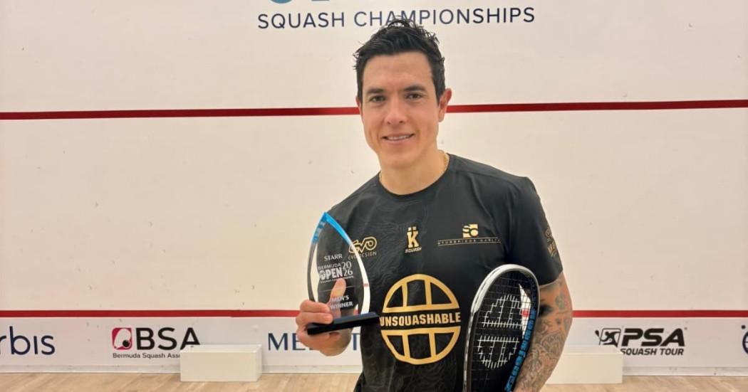 Miguel Ángel Rodríguez, campeón del Starr Bermuda Open Squash 2026