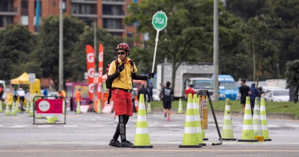 Guardían de la Ciclovía de Bogotá