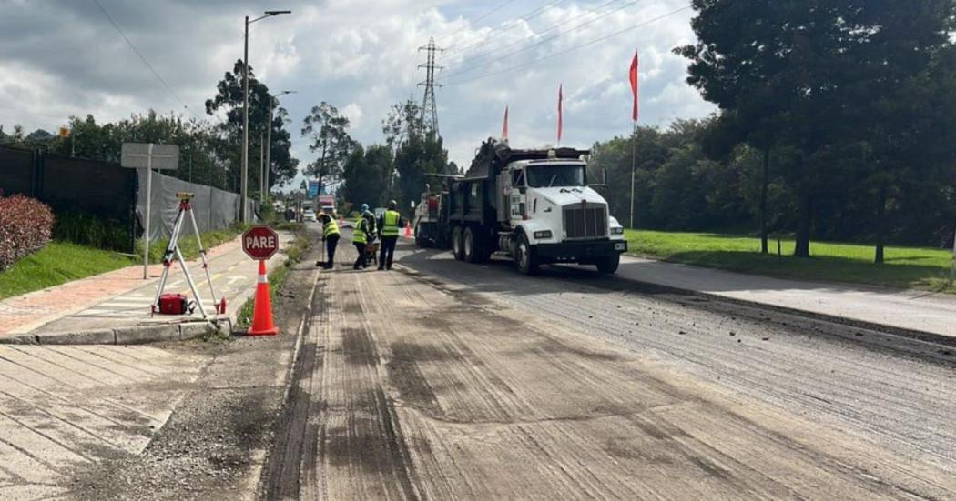 Maquinaría en la intervención de la Variante de Cota
