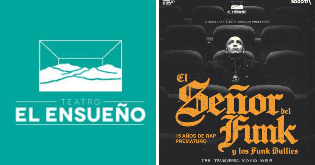 Imagen promocional del evento y logo del Teatro El Ensueño.