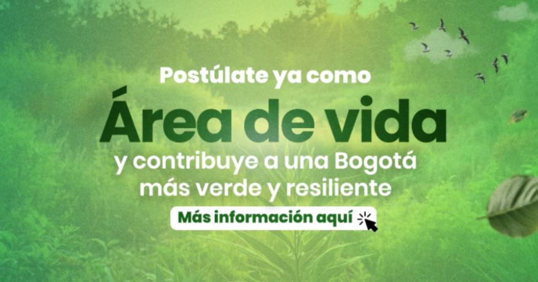 Convocatoria de postulación a programa Área de Vida