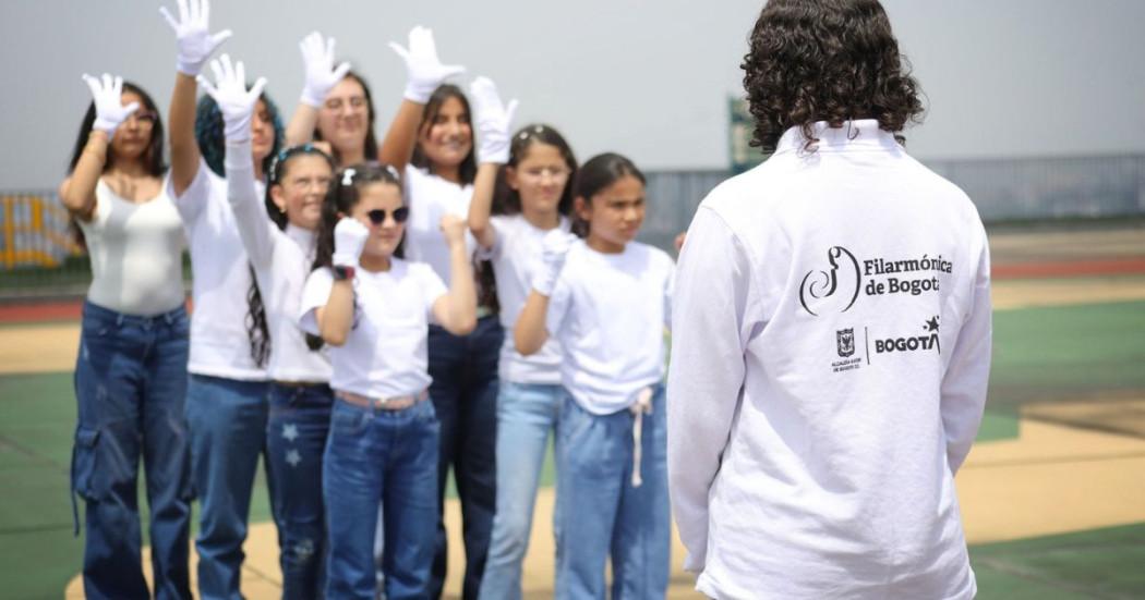 Imagen de "Levanto la mano por la niñez" es una iniciativa de la Filarmónica de Bogotá.