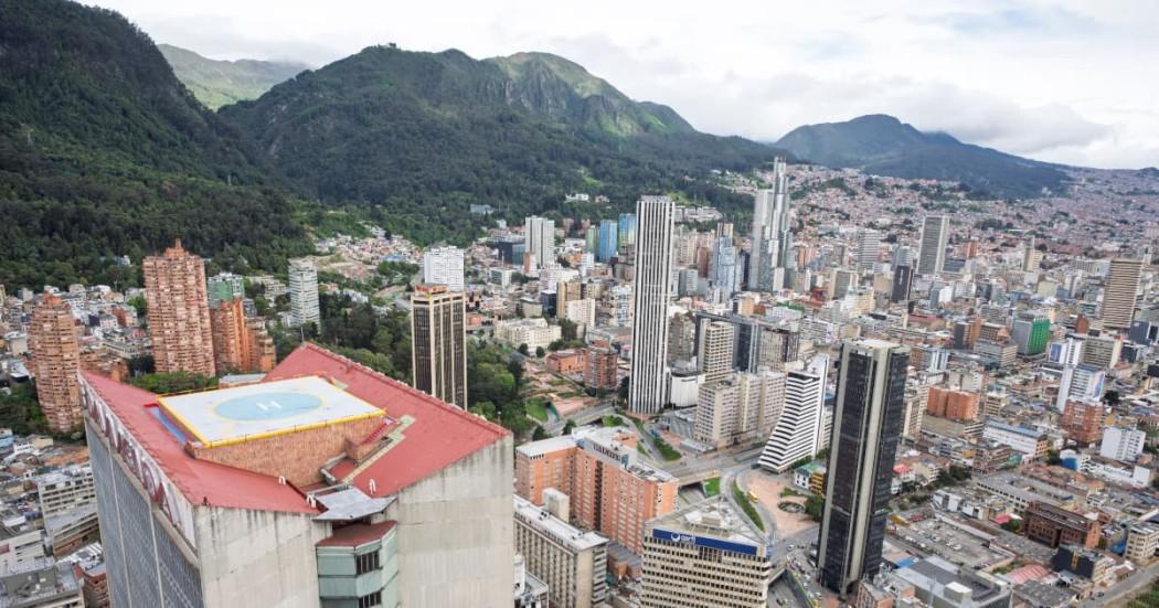 Foto panorámica de Bogotá