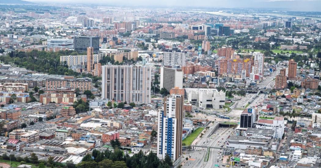 Foto panorámica de la ciudad de Bogotá