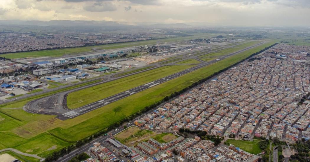 Imagen panorámica de el aeropuerto El Dorado