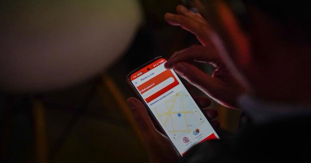 Foto de la TransMiApp.