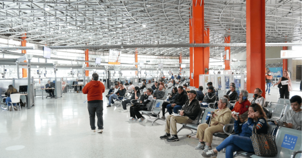 Foto de un punto de atención de SuperCade en Bogotá.