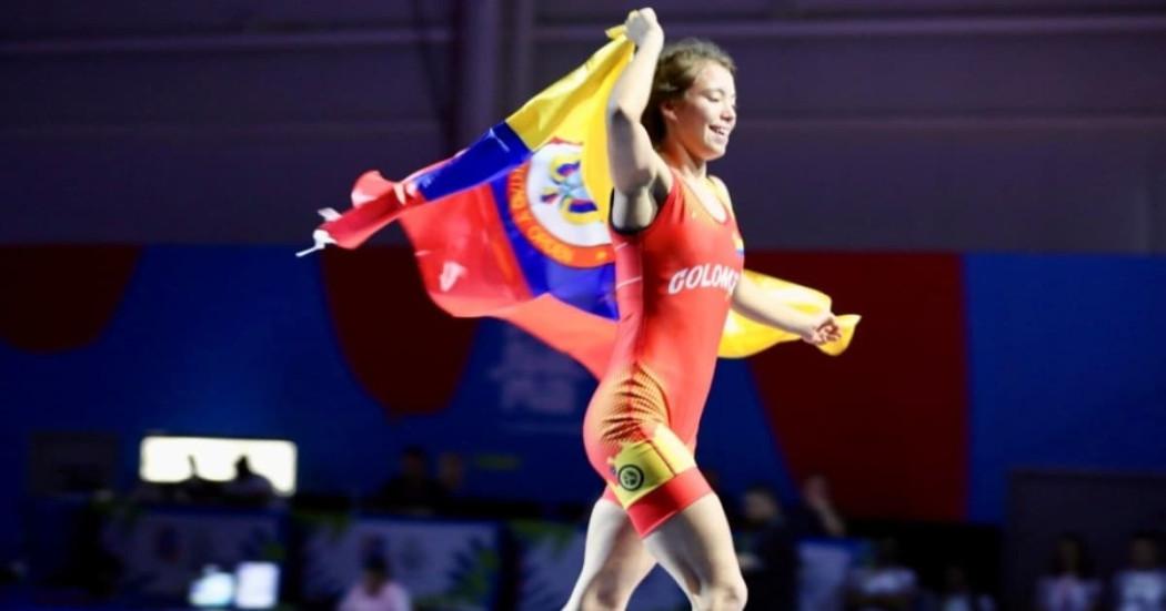 Valery Rubio del Equipo Bogotá medalla de oro en IV Juegos Suramericanos de la Juventud