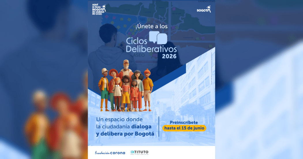 Pieza gráfica de la preinscripción de los Ciclos Deliberativos