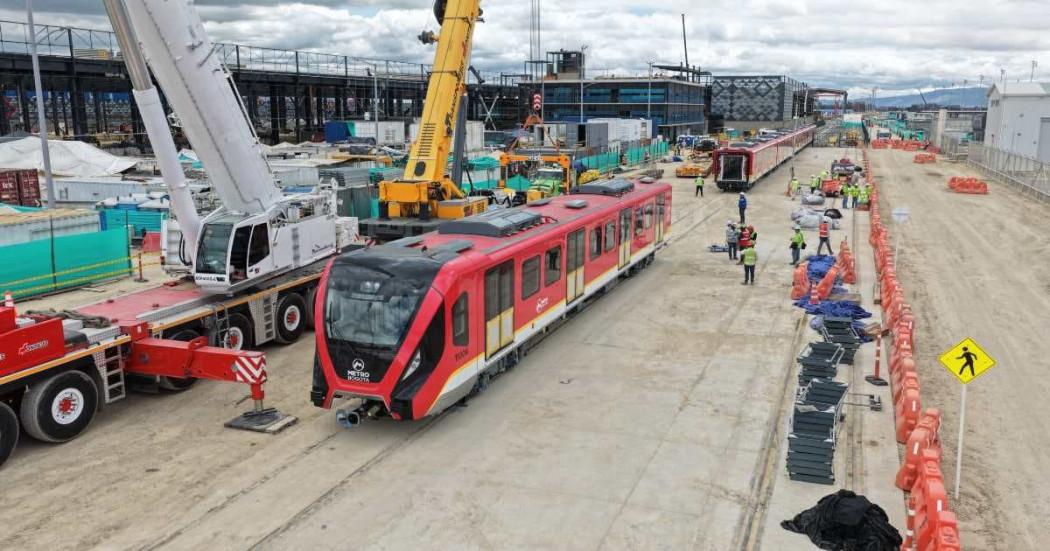 Foto de un tren del Metro 