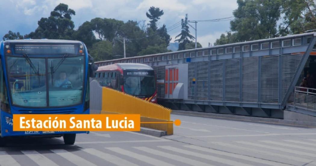 Foto de estación de TransMilenio