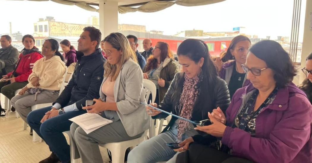 Foto del encuentro realizado en la localidad de Los Mártires.