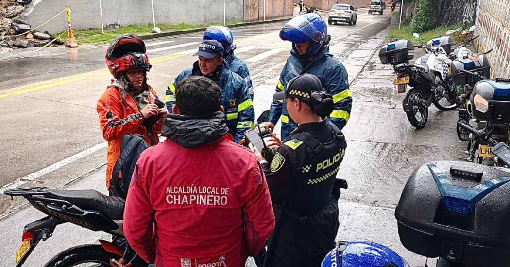 Foto de funcionarios del Distito en un operativo de control 