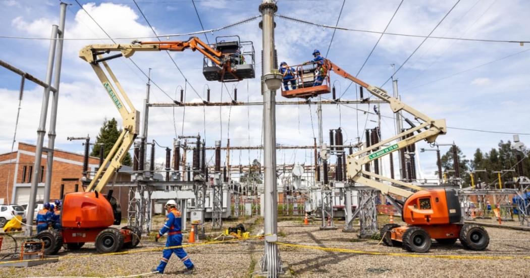 Foto que muestra trabajadores de Enel Colombia 