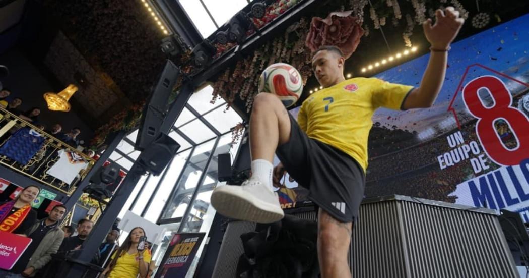 Foto del lanzamiento de laoferta turística para el Mundial de Fútbol 2026 de Bogotá.