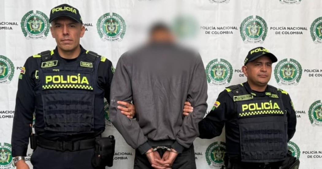 Foto del hombre capturado en la localidad de Engativá.
