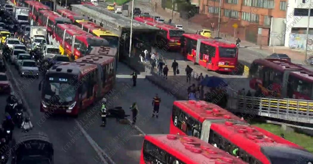 En vivo movilidad Bogotá y rutas TransMilenio hoy jueves 7 de mayo de 2026