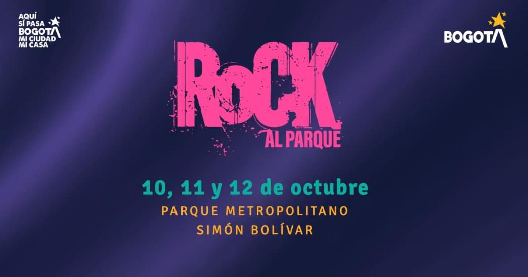 Imagen oficial del Festival Rock al Parque 2026.