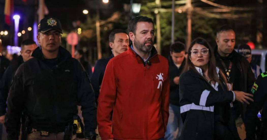 Foto del operativo de espacio público en el barrio Galerías de Teusaquillo en Bogotá.